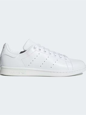 adidas White Low-Top Leather Sneaker